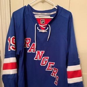 Men’s Large Authentic Rangers Jersey